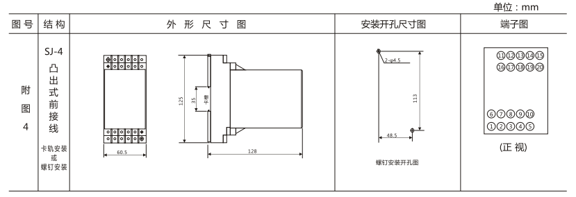 DZY(J)-426導(dǎo)軌式中間繼電器外形結(jié)構(gòu)及開孔尺寸圖 DZY(J)-426導(dǎo)軌式中間繼電器外形結(jié)構(gòu)及開孔尺寸圖