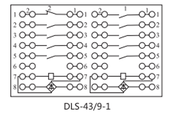 DLS-43/9-1開(kāi)孔尺寸圖 DLS-43/9-1開(kāi)孔尺寸圖