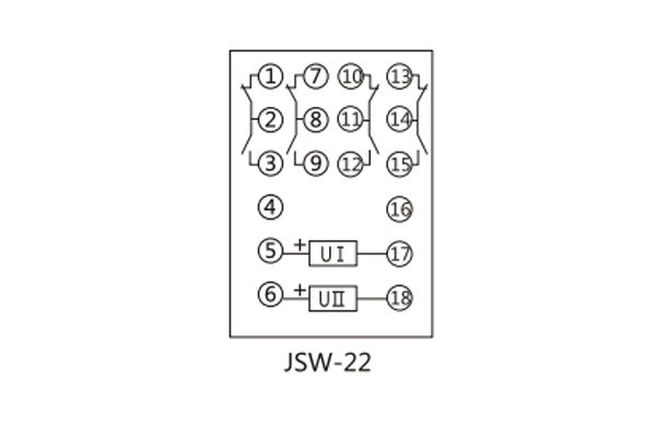 JSW-22接線圖 JSW-22接線圖