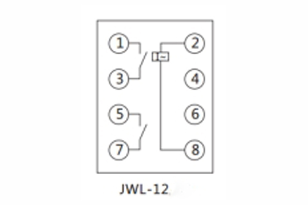 JWL-12內(nèi)部接線及外引接線圖 JWL-12內(nèi)部接線及外引接線圖(正視圖)1.jpg