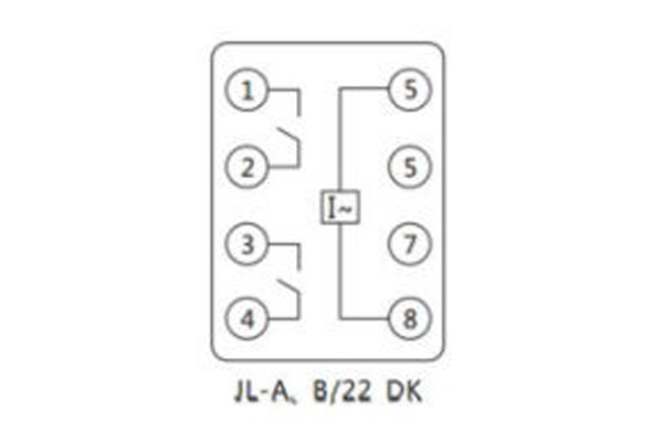 JL-A-22DK內(nèi)部接線及外引端子圖 JL-A-22DK內(nèi)部接線及外引端子圖(正視圖)1.jpg